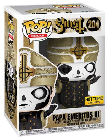 Ghost Papa Emeritus III - #204 - Hot Topic Exclusive - Rocks - Funko Pop