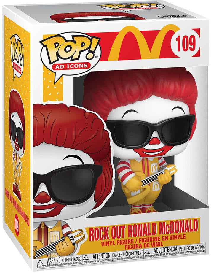 Ronald Rock Out - # 109- Funko POP! Ad icons