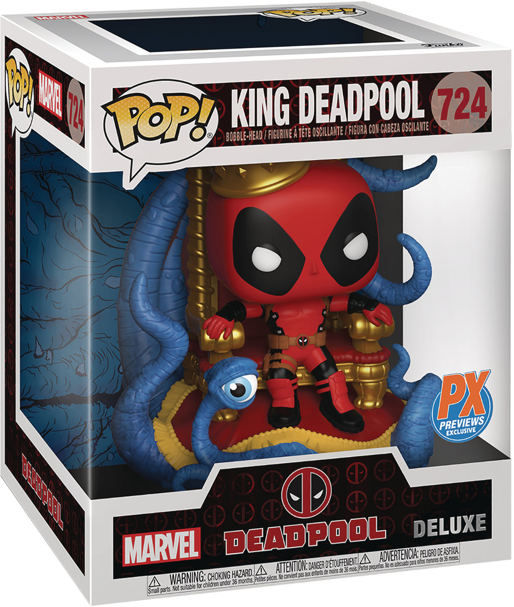Deadpool King On Throne Deluxe - #724- Funko POP!
