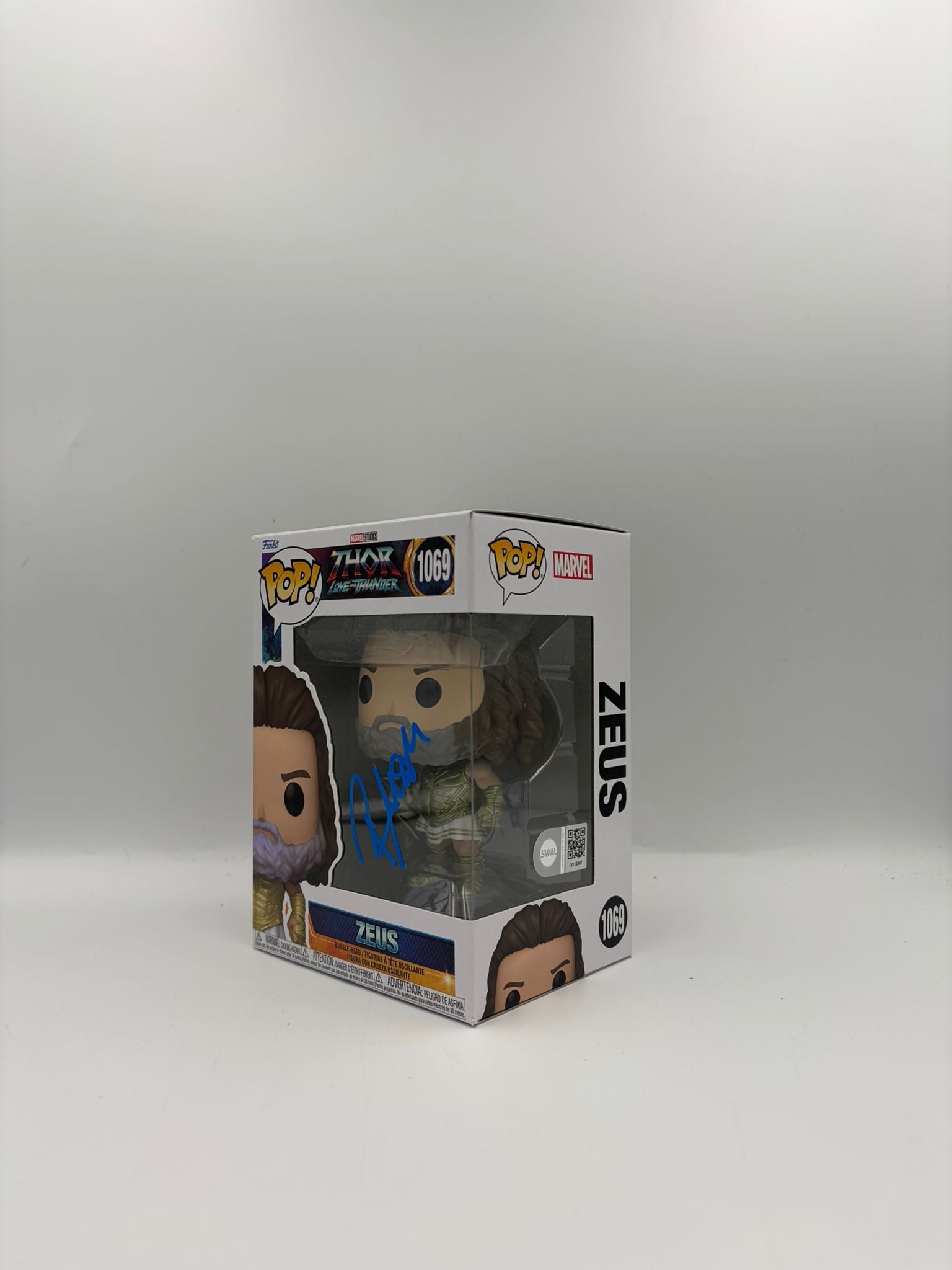 Zeus - #1069 -  Thor Love And Thunder  - Signed By Russel Crowe - SWAU Certified Funko Pop!