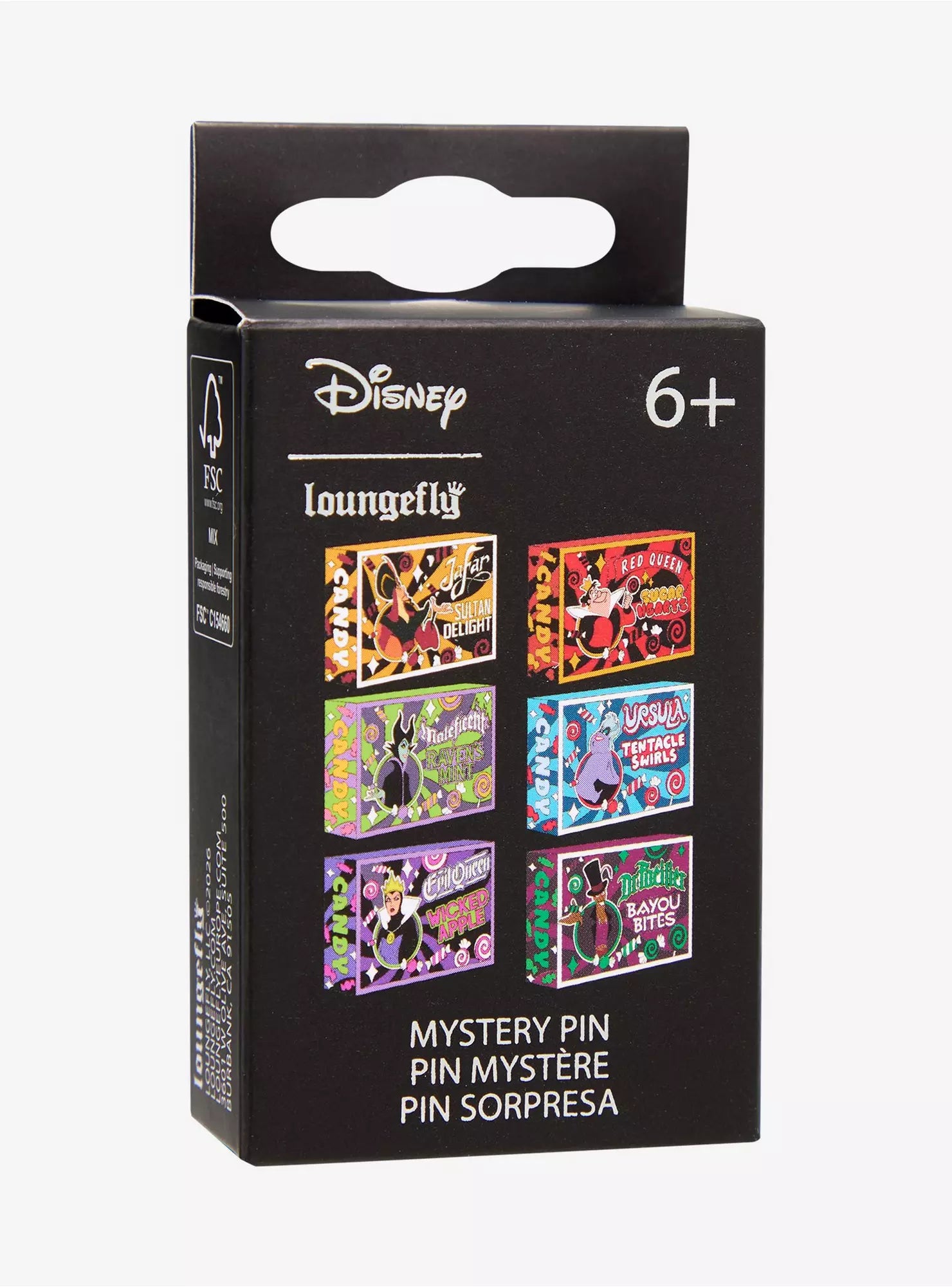 Disney Villains Candy Box  Mystery Blind Box Pins - Loungefly  - CMPOP Exclusive