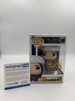 Caitlyn - #1488 - Funko Pop! - Television - League of Legends - Arcane - Signed By Katie Leung  - Autographcoa Certified Pop
