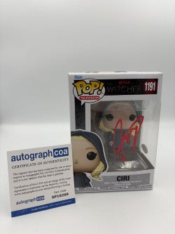 Ciri - #1191 - The Witcher  - Signed By Freya Allan - Autographcoa Certified