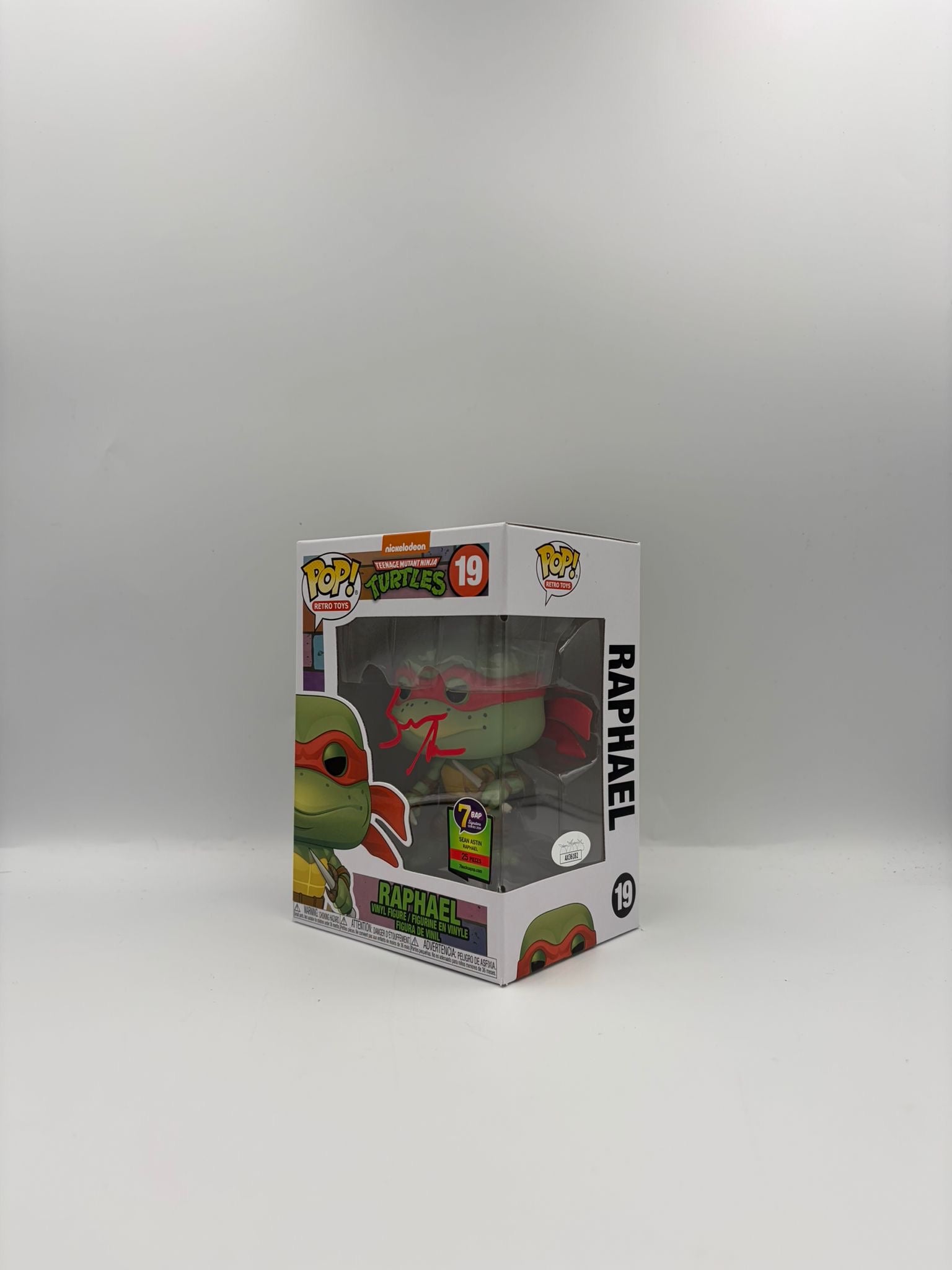 Raphael - #19 - TNNT  - Signed By Sean Astin  - 7BAP Certified Funko Pop!