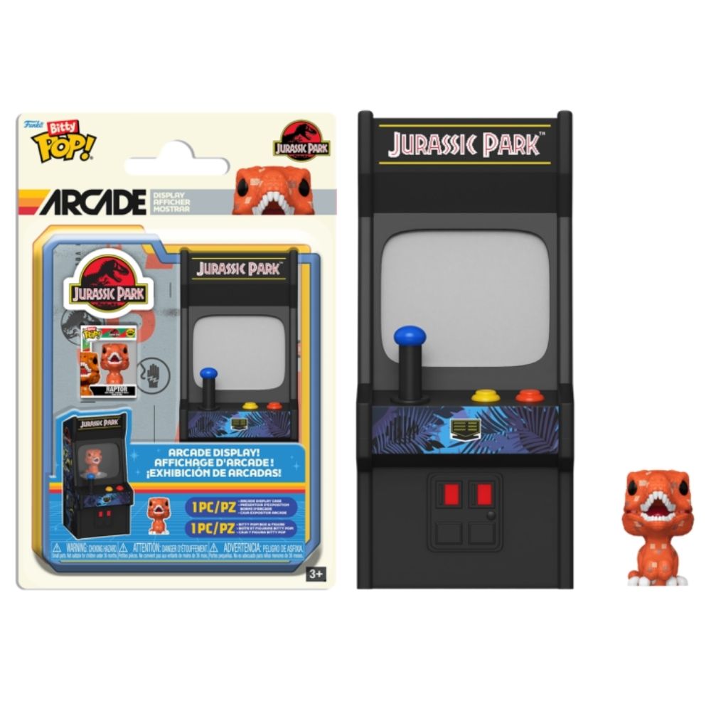 Bitty Arcade Cabinet: Jurassic Park - Raptor  - Funko POP! - Collectable Figure