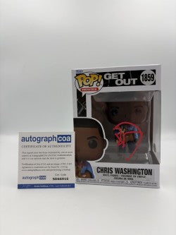 Chris Washington - #1859 -Funko POP! - Movies - Get Out - Signed By Daniel Kaluuya  - Certified by Autographcoa