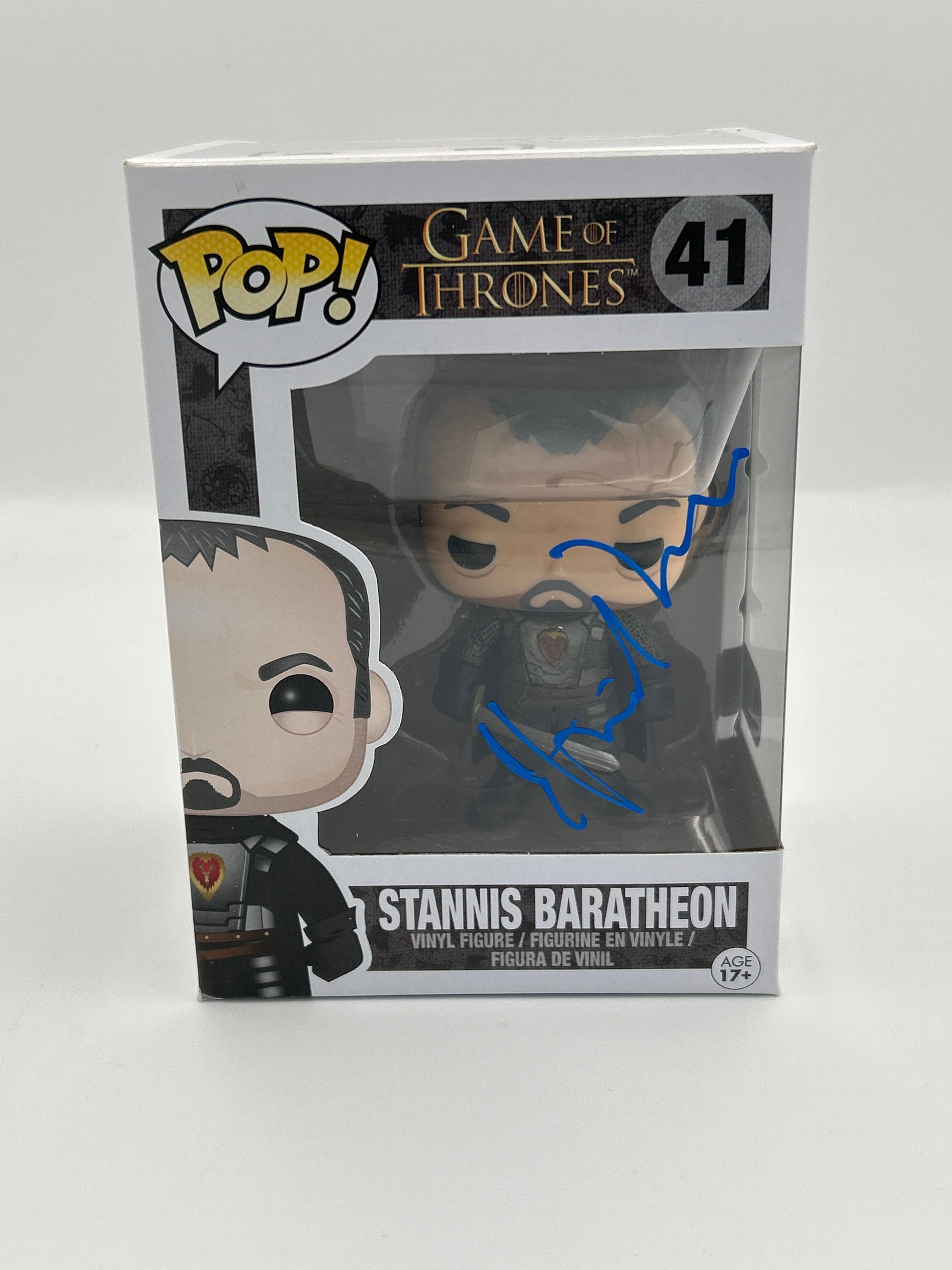 Stannis Baratheon - #41 - Funko Pop! - Game of Thrones  - Signed By Stephen Dillane - Certified Pop