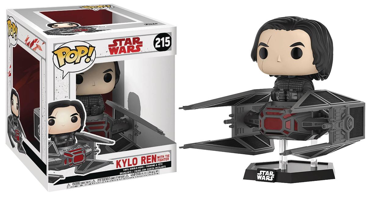 Star Wars E8 Tie Fighter With Kylo Ren - #215 - Funko Pop!