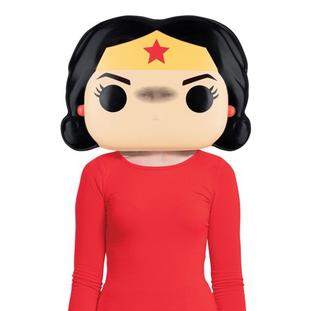 Wonder Woman Adult Half Mask - Funko POP! One-Size