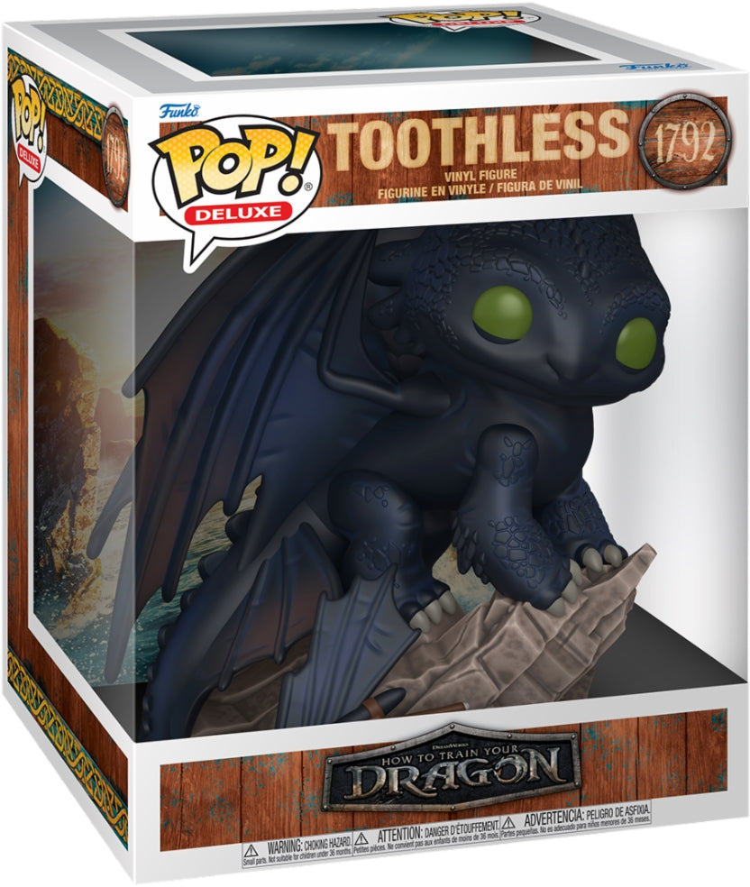 Toothless Deluxe Action Figure - #1792 - Funko POP!