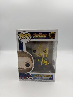 Captain America - #288 - Funko Pop! - Infinity War - Marvel - Signed By Joe Russo   - Certified By SWAU