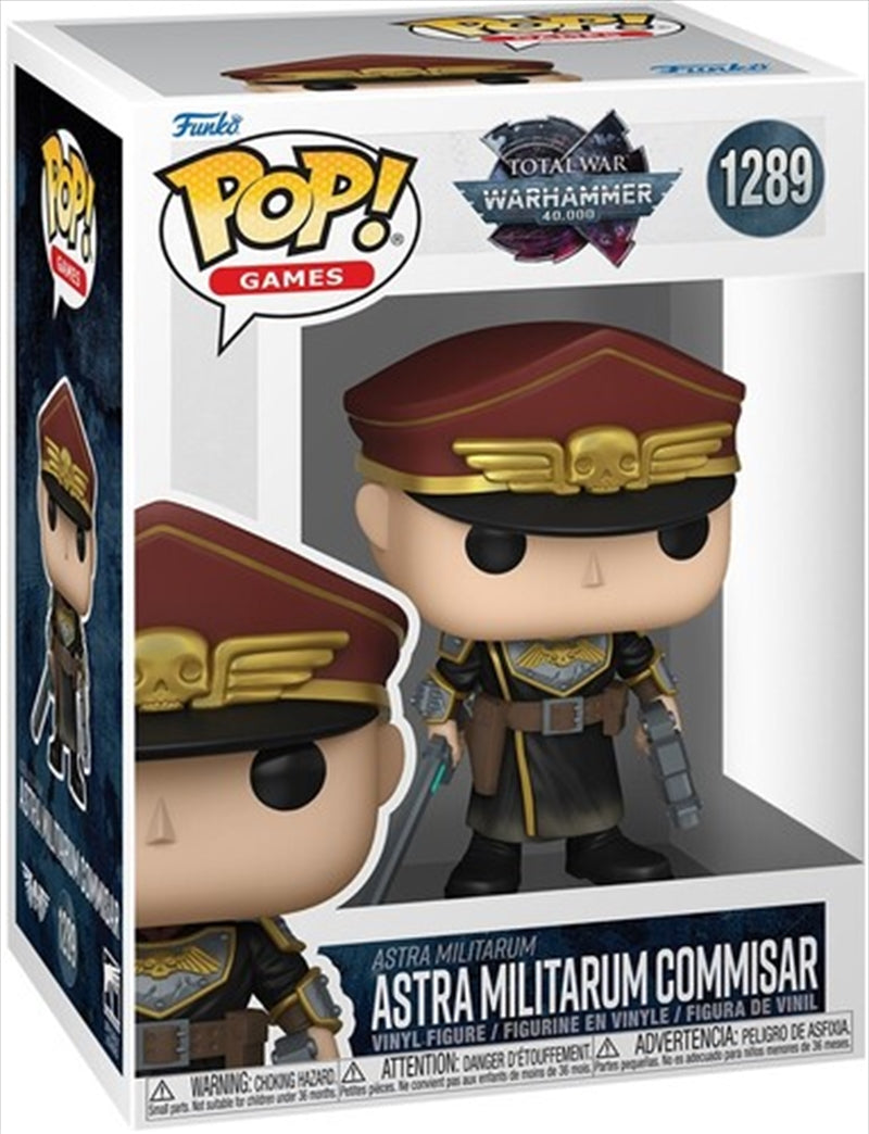 Games Total War: Warhammer 40,000 Astra Militarum Commisar - #1289  - Funko POP!