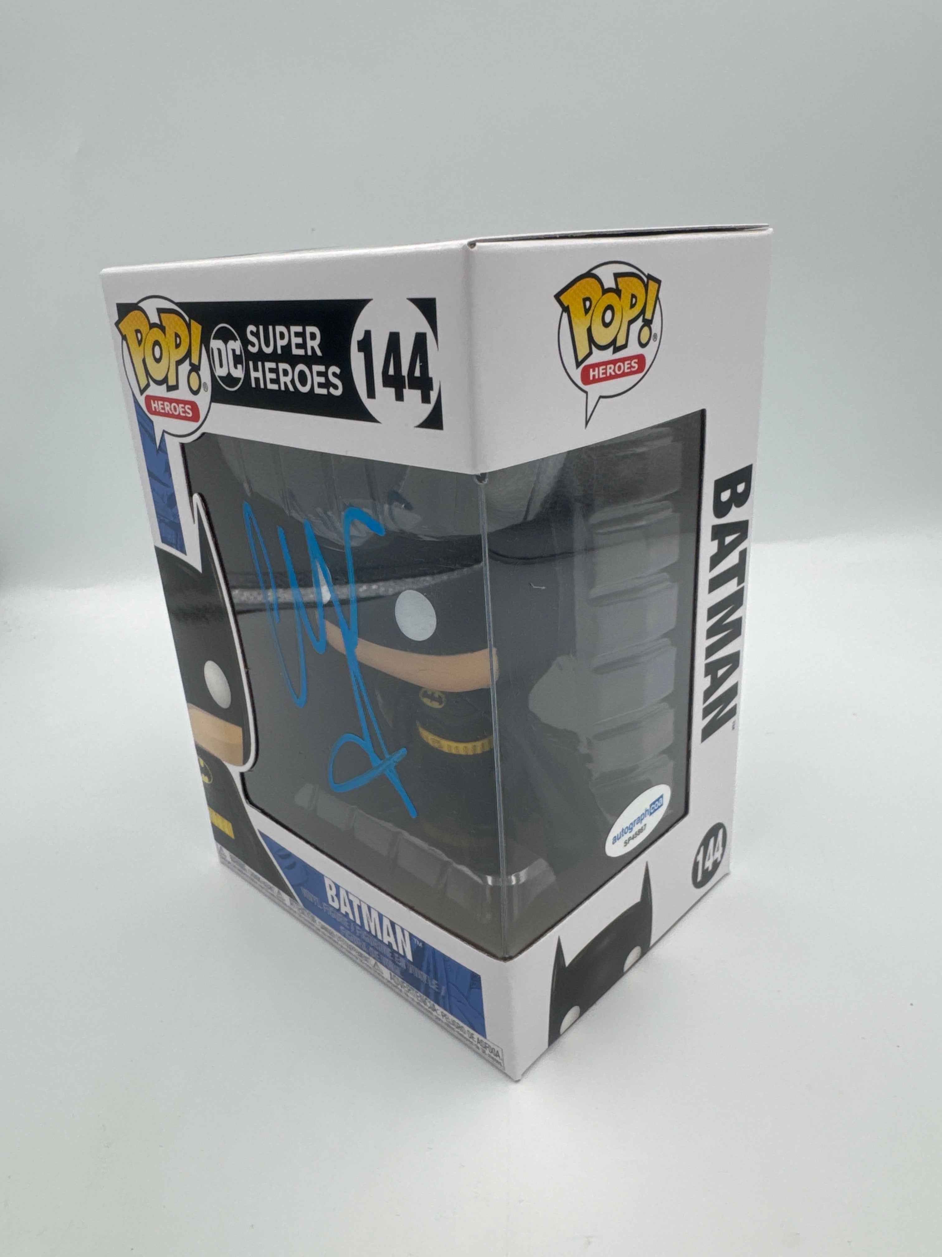 Batman  - #144 - Funko Pop! - Heroes - DC Super Heroes - Signed By Christian Bale - Certified By Autographcoa