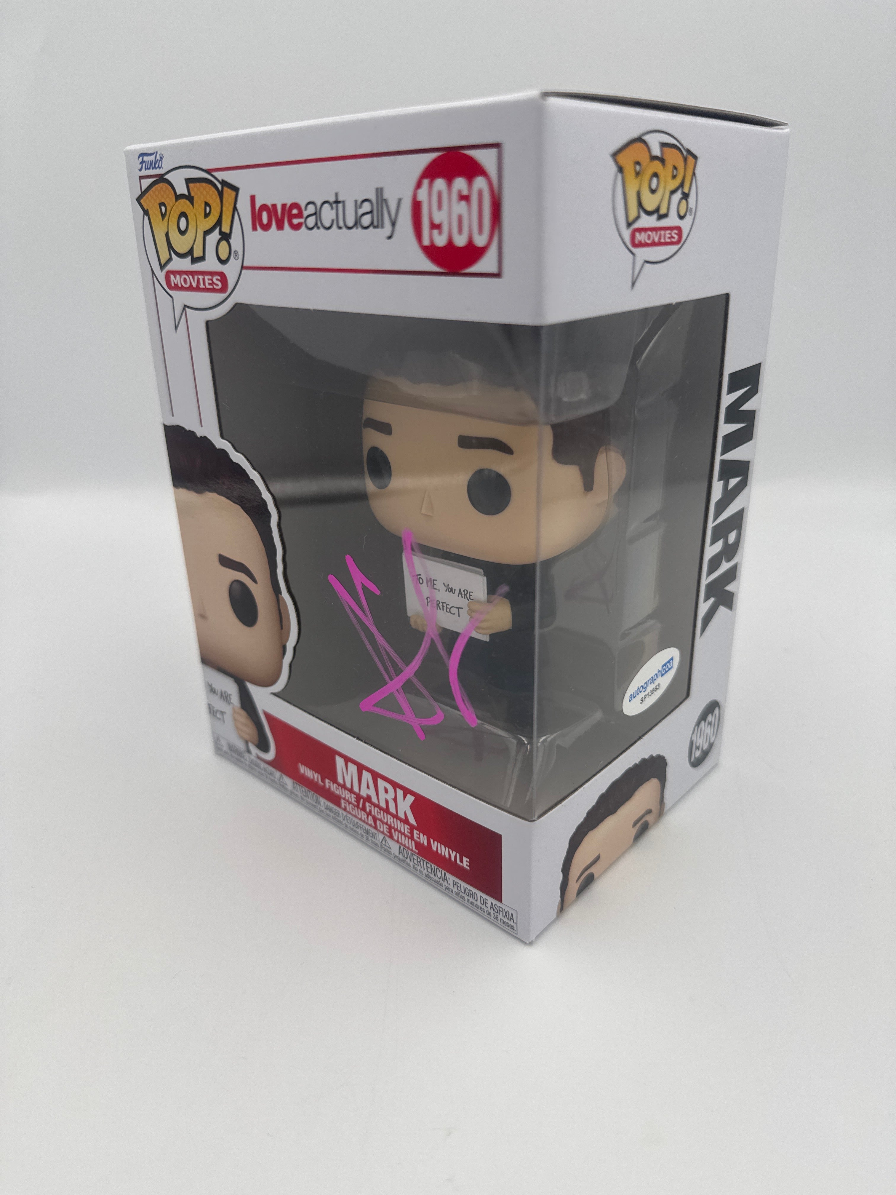 Mark - #1960 -  Love Actually - Signed By Andrew Lincoln - Autographcoa Certified Funko Pop!