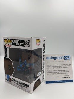 Chris Washington - #833 - Funko Pop! - Movies - Get Out - Signed By Daniel Kaluuya  - Certificated Autographcoa