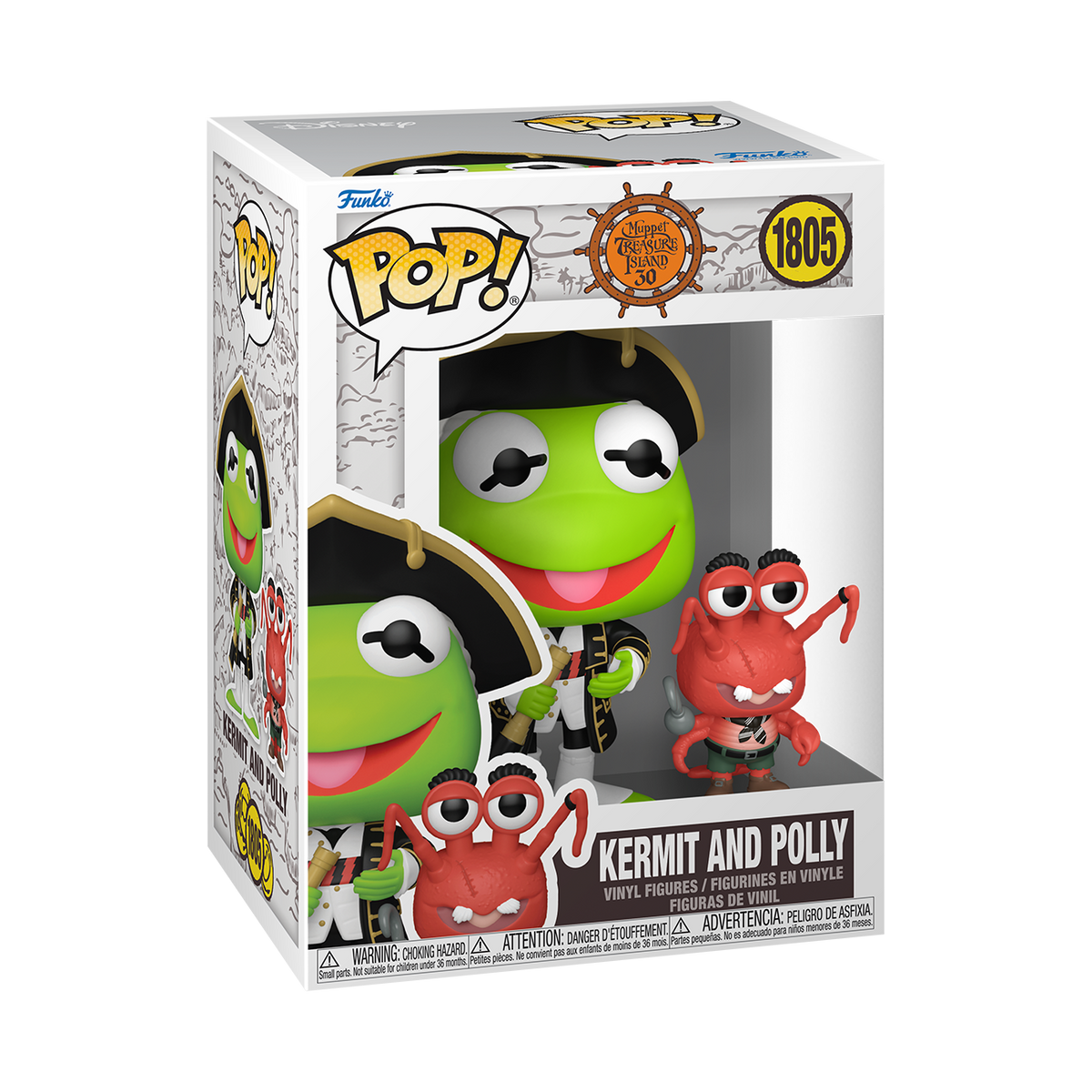 Muppets: Treasure Island - Kermit & Polly -#1805  Funko POP!