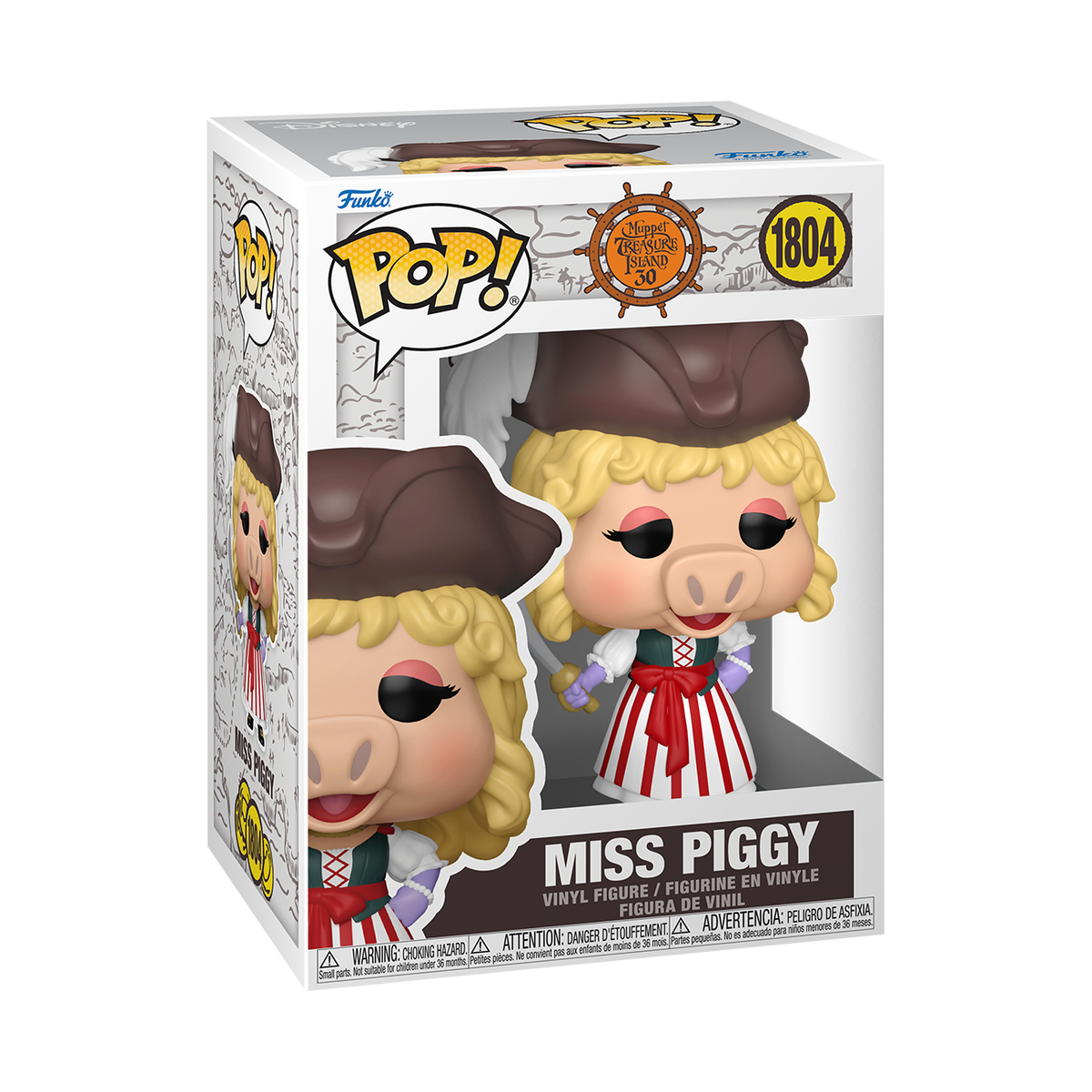 Funko Muppets: Treasure Island - Miss Piggy Pop! Vinyl #1804