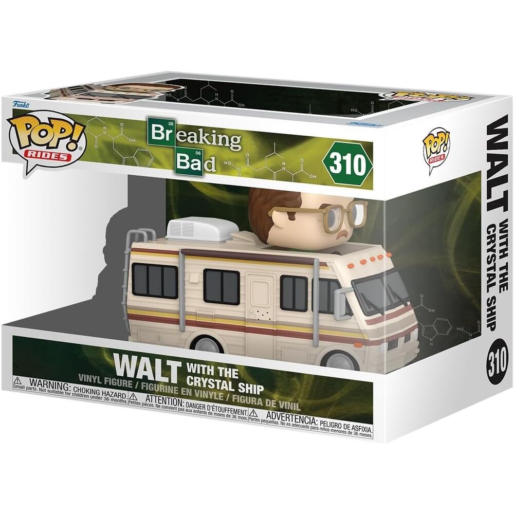 Ride Deluxe: Breaking Bad Walt With The Crystal Ship - #310 - Funko POP!