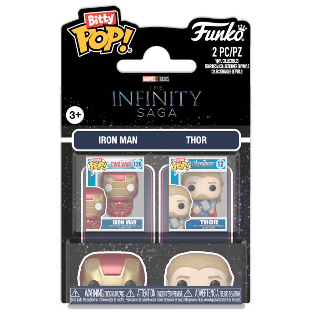 Bitty 2 Pack Marvel IS Iron Man & Thor  - Funko POP!