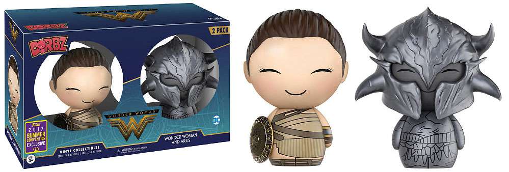 Dorbz: DC Comics 2 Pack - Wonder Woman And Ares - Funko Dorbz!