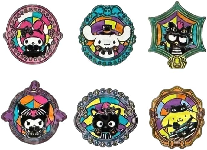 Sanrio - Hello Kitty & Friends Halloweeen Stained Glass Enamel Mystery Pin - Loungefly Pin