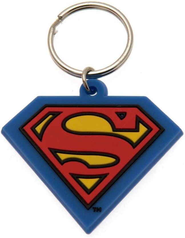 Superman Shield Key Chain Pvc - Key Chain
