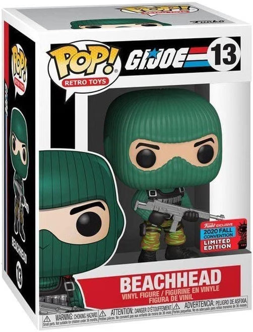 Retro Toys G.I. Joe Beachhead - #13 - Funko POP! 2020 comic con Exclusive Action Figure