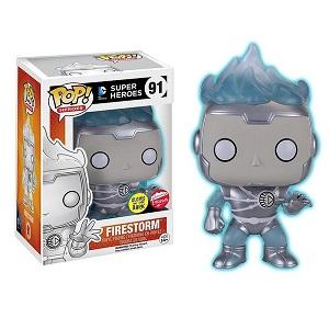 Pop! Vinyl Firestorm - #91 - Funko POP! Super Heroes Figurine- Fugitive toys Exclusive - GITD