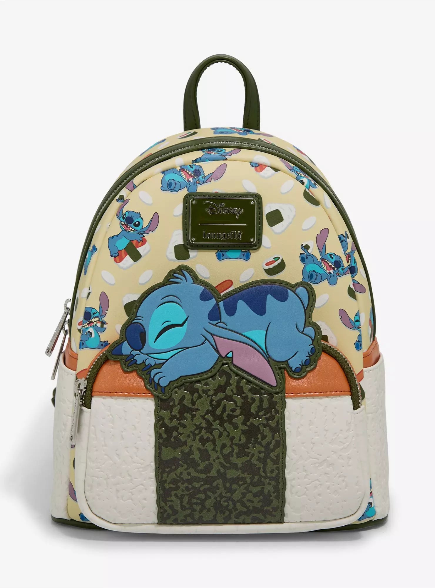 Disney Lilo & Stitch On Spam Musubi Mini Backpack - Loungefly