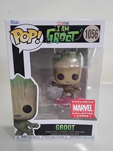 Marvel 1056 I Am Groot Bobble-Head - #1056 - Funko POP! Marvel Collector Corps  Exculsive