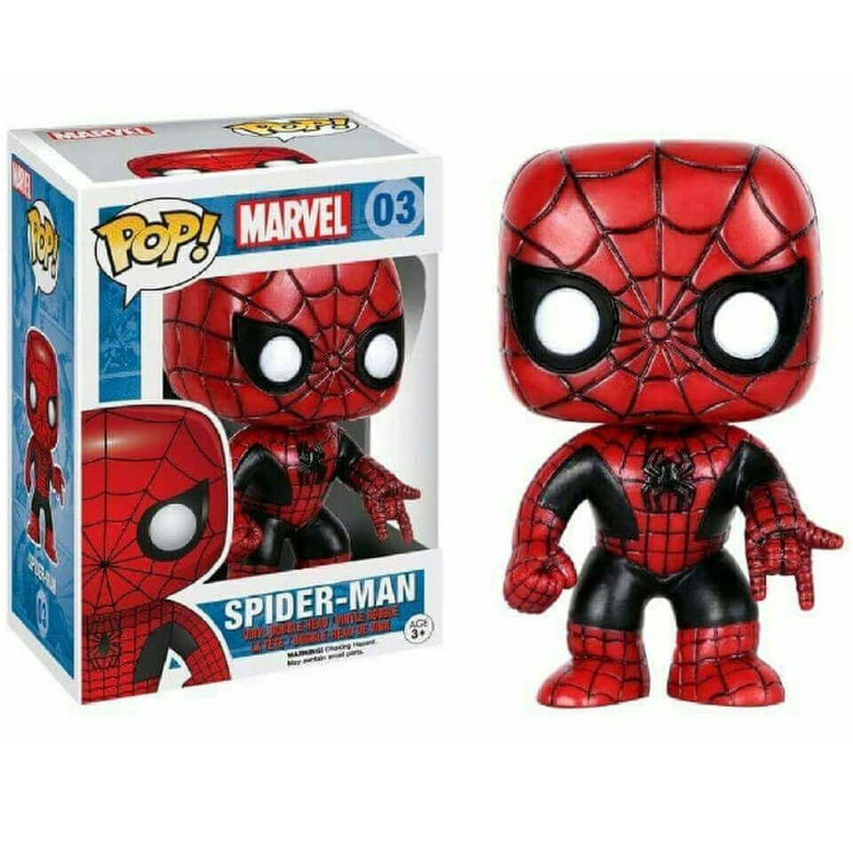 Marvel Spider-Man Bobble Head - #03 - Funko POP! - Hot Topic Exclusive
