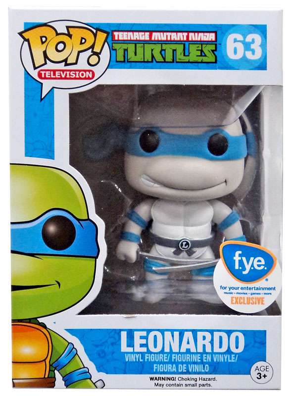 Pop! Vinyl Leonardo Figure Black & White - #63 - Funko POP! Television - F.y.e Exclusive