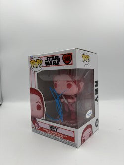 Rey - #588  -Funko POP! - Star Wars - Signed By JJ Abrams - Certified By Autographcoa