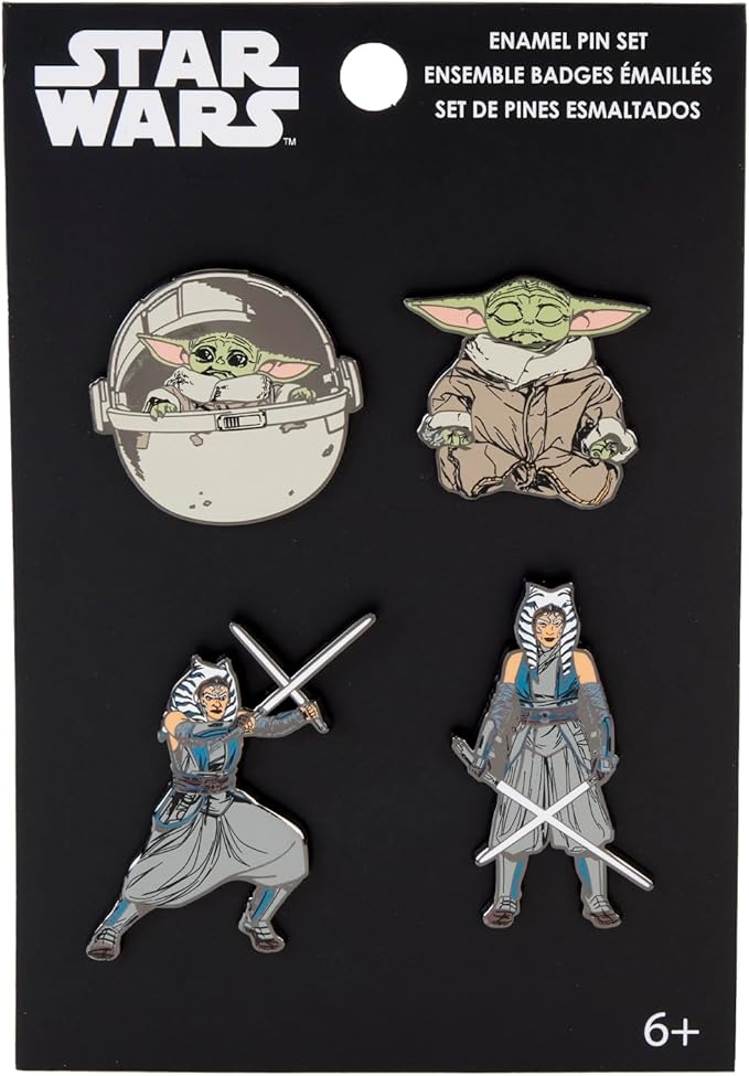 Lucas Star Wars Ahsoka Yoda Action - Pins