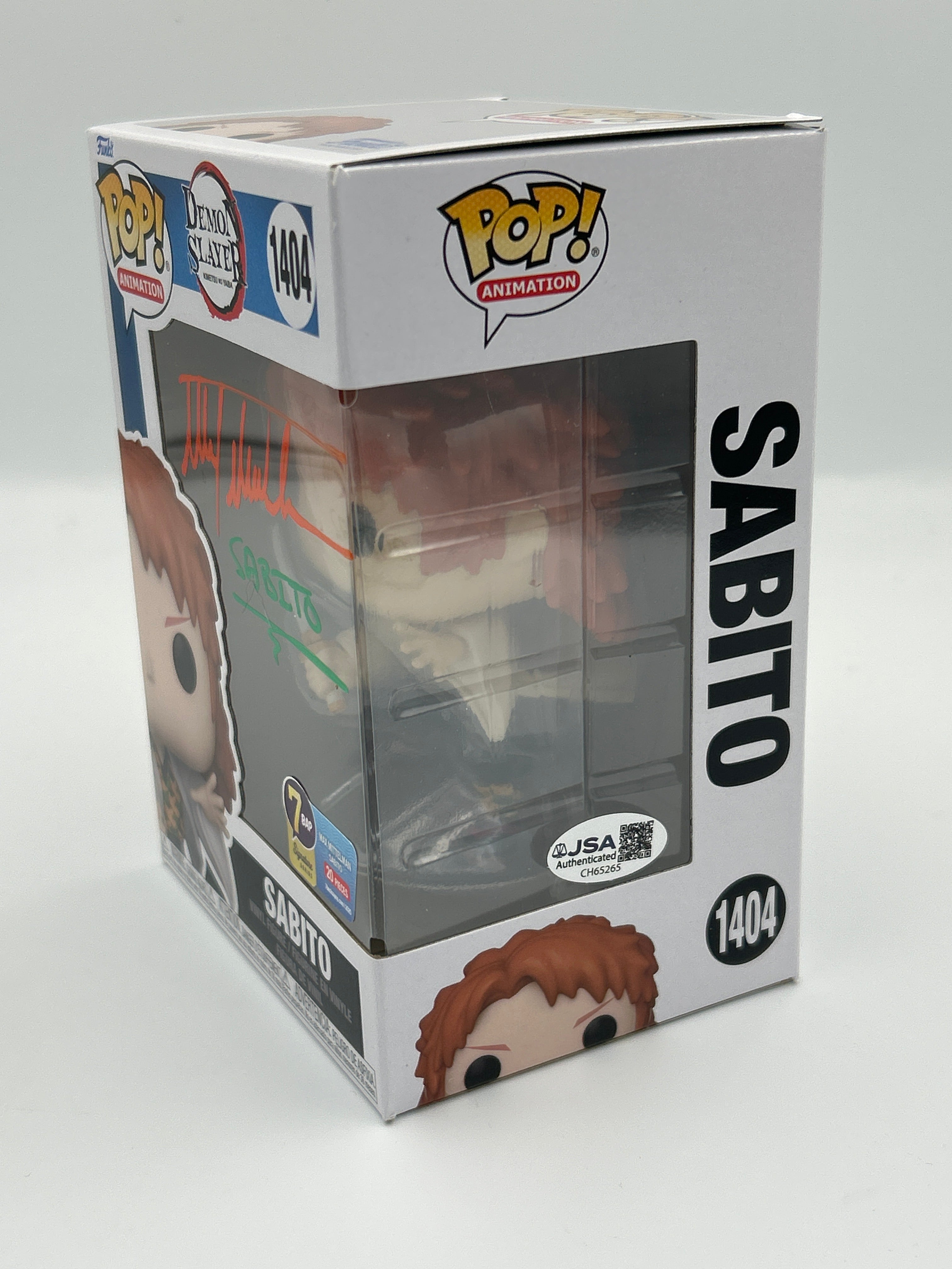Sabito - Funko Pop! - Demon Slayer - 7BAP Signature Series - Signed By Max Mittelman - 20 PCS