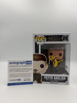 Petyr Baelish - #29 - Game Of Thrones - Signed By Aiden Gillen - Certified Autographcoa