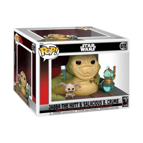 Return Of The Jedi 40th - Jabba W/Salacious - #611 - Funko Pop!