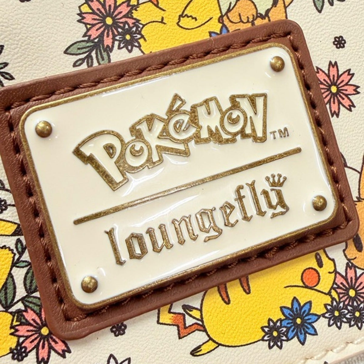 Pokémon Pikachu & Eevee Poke Ball Floral Mini Backpack - Loungefly