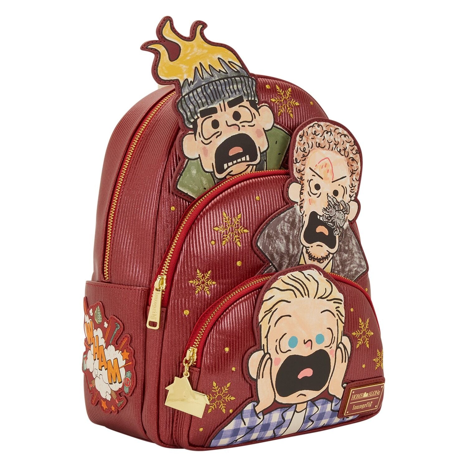 Home Alone Triple Pocket Mini Backpack – Loungefly - PRE ORDER - On Sale 3rd October