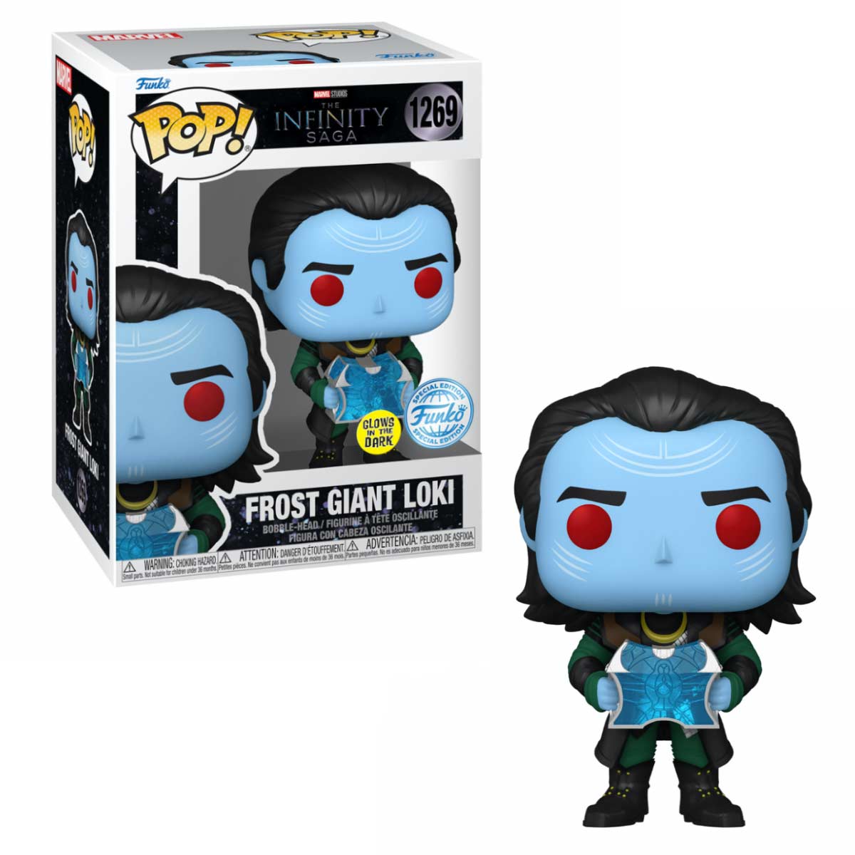 frost giant loki- #1269 - Funko POP! Glows In The Dark earth exclusive