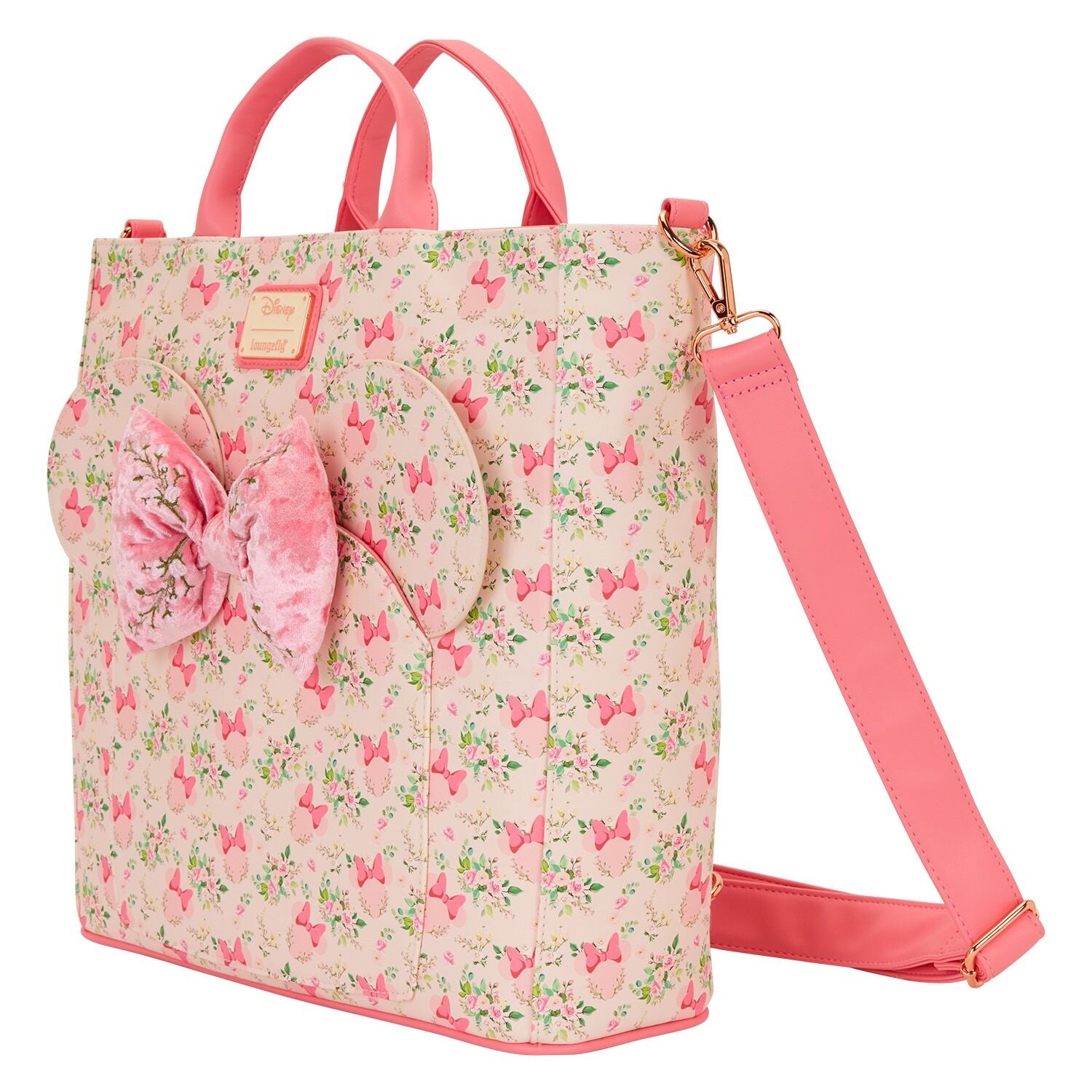 Disney Minnie Mouse Floral Convertible Backpack & Tote Bag - Loungefly - 15th December