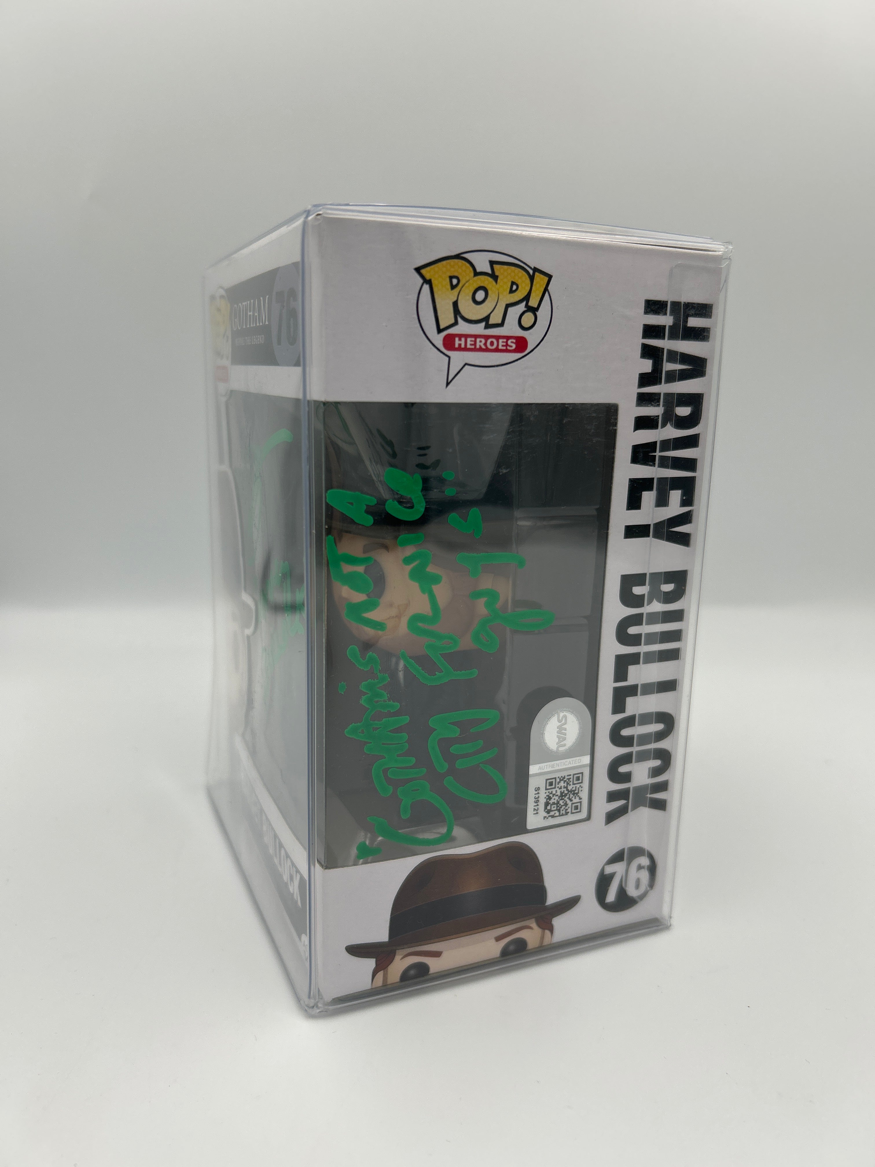 Harvey Bullock - #76 - Funko Pop! - Gotham Before The Ledged - Signed By Donald Logie - Certified Pop!