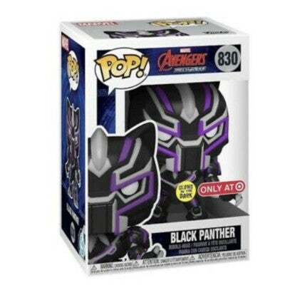 Avengers Mech Strike Black Panther Glow In Dark Marvel Figure - #830 - Funko POP!