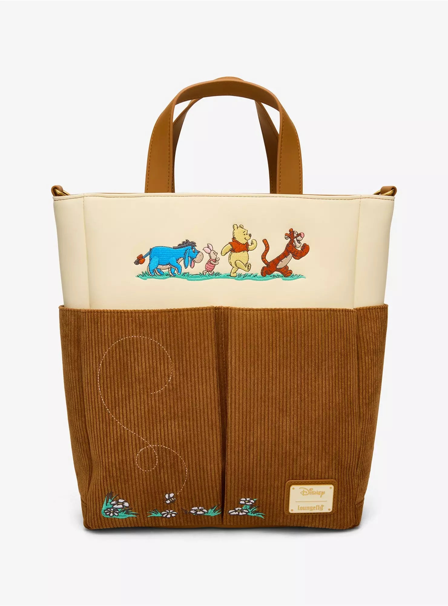 Winnie the Pooh and Friends Corduroy Tote - Loungefly