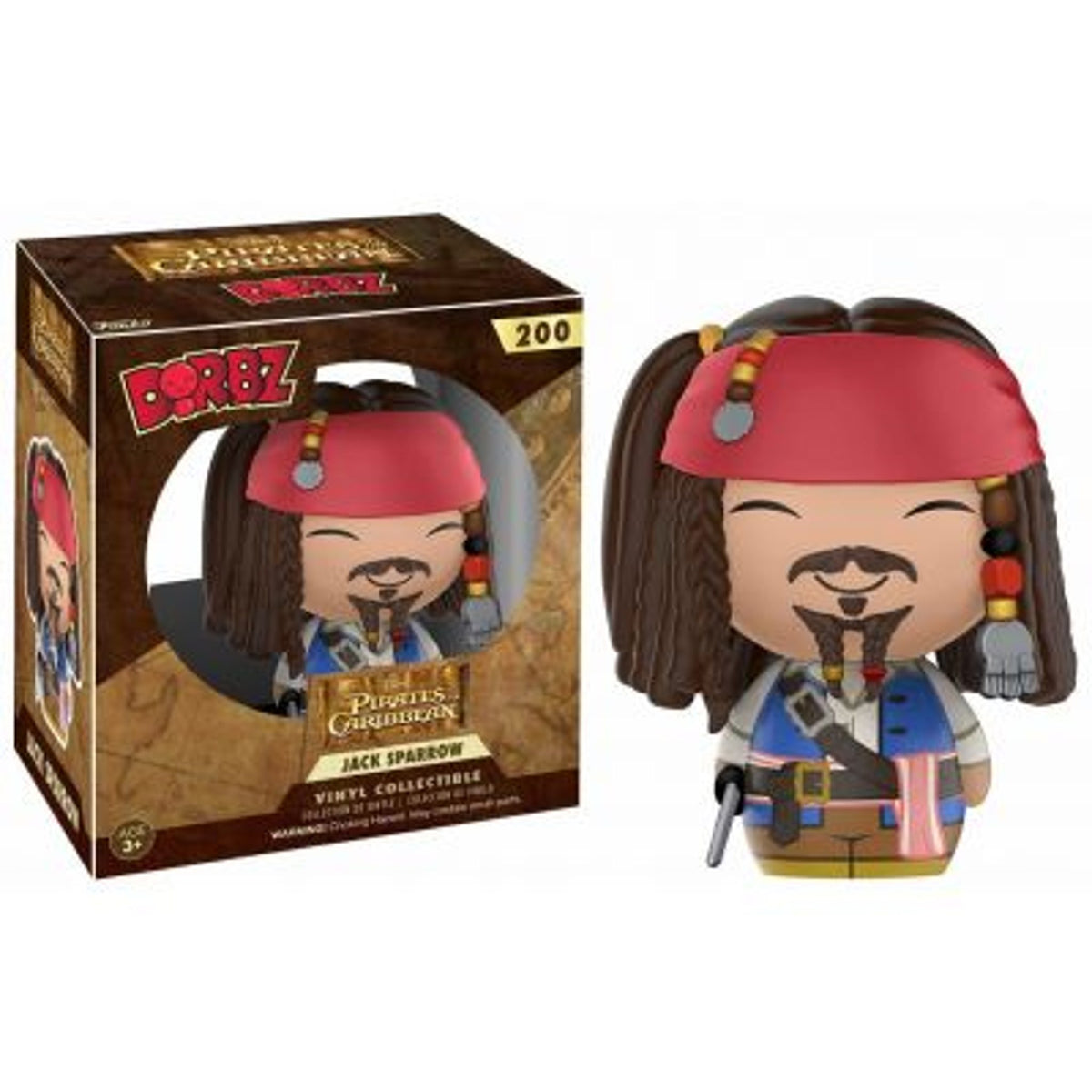 Dorbz Pirates Of The Caribbean - Jack Sparrow - #200 - Funko Dorbz!