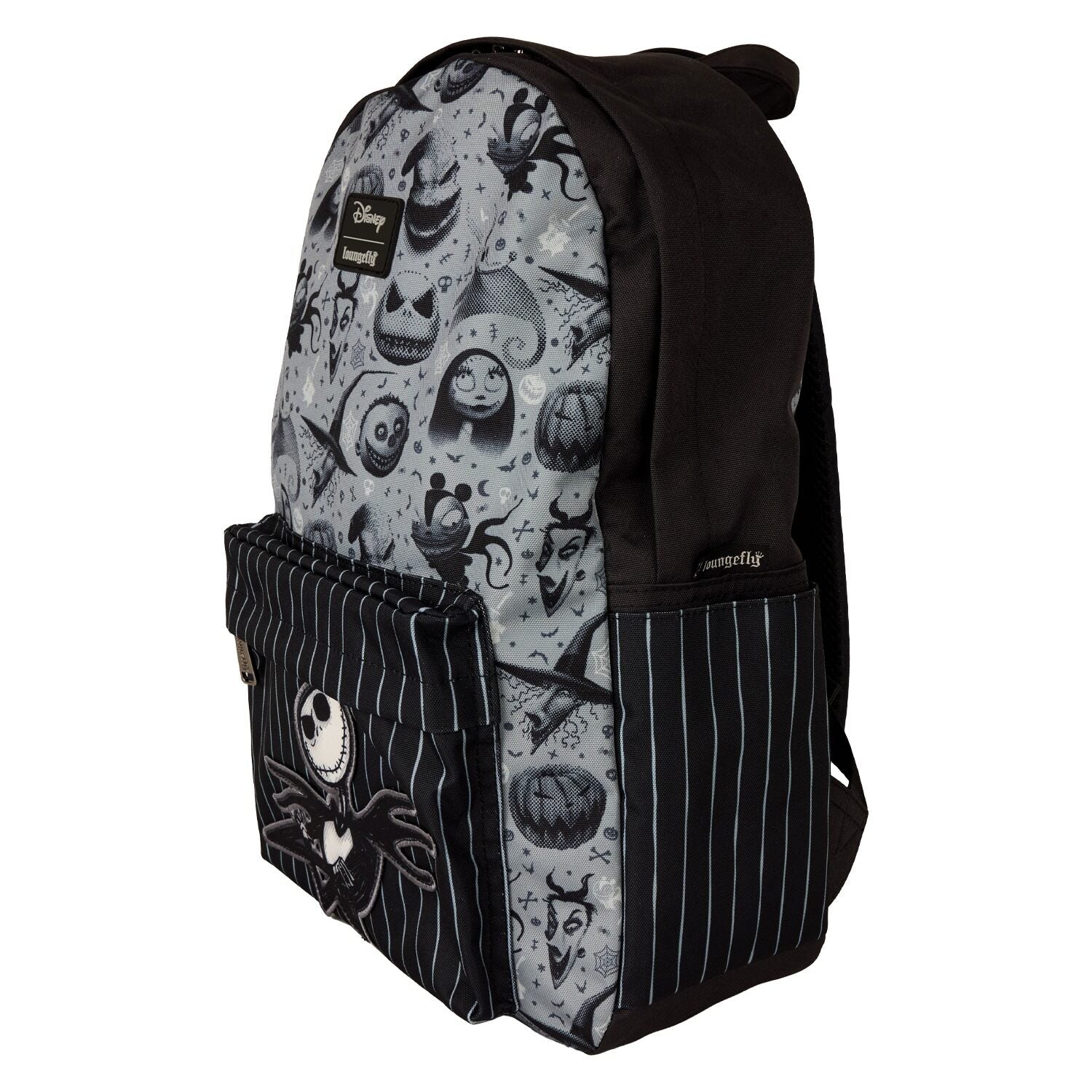 Disney The Nightmare Before Christmas Nylon Full Sized Backpack - Loungefly