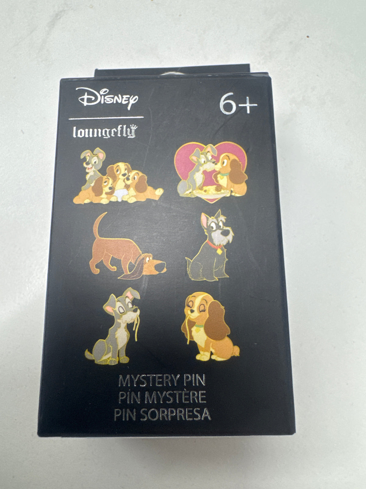 Lady And The Tramp Mystery Box Pin  - Loungefly - Pins