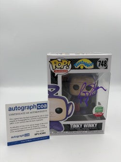 Tinky Winky - #748 - Funko Pop! - Teletubbies - Television - Signed By Rolf Saxon - Certified Autographcoa