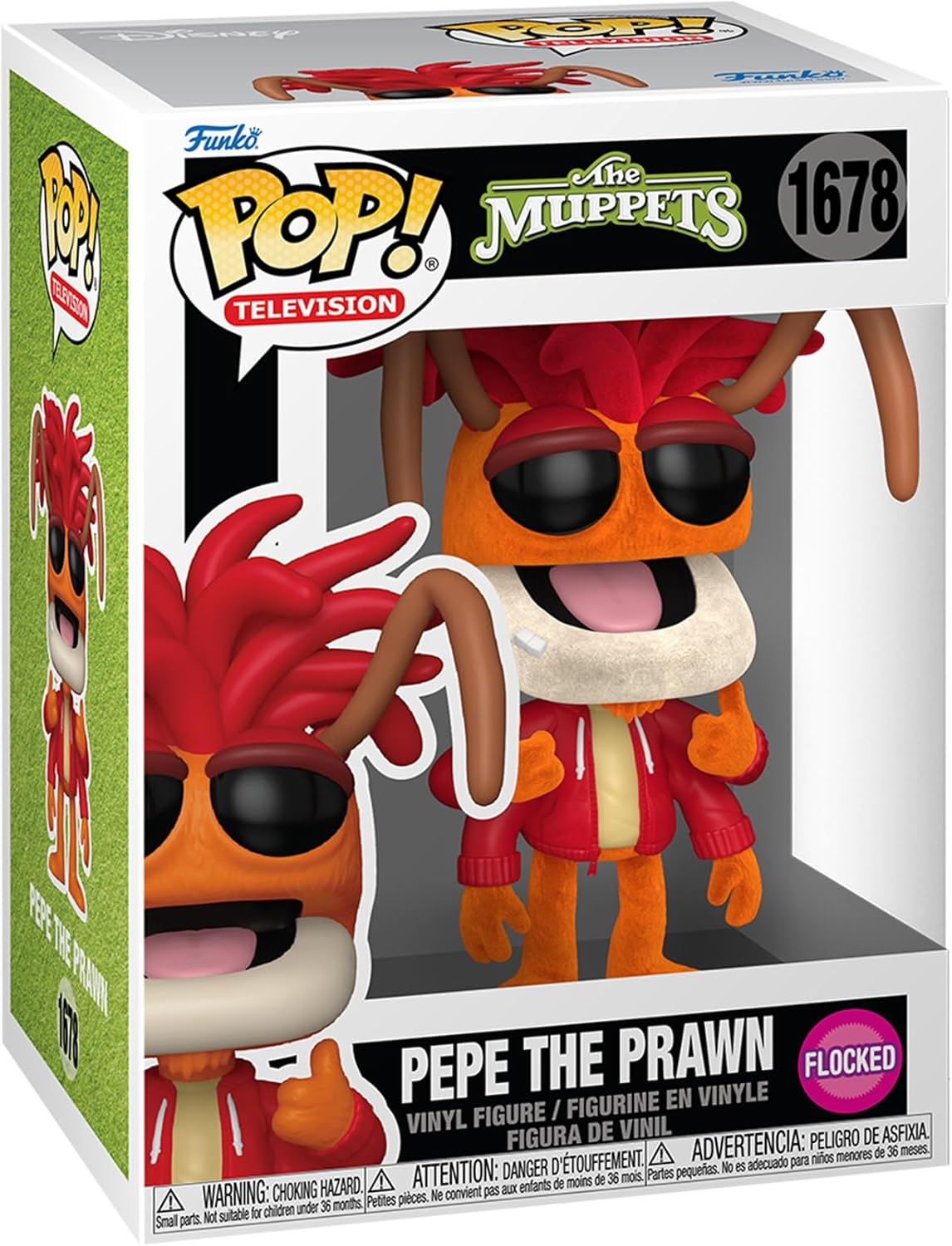 Pepe the Prawn - #1678 - Funko Pop! - Television - The Muppets - Flocked