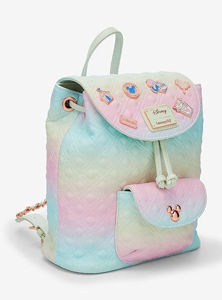 Disney Mickey Mouse Fair Quilted Ombre Mini Backpack - Loungefly